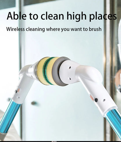 Wireless Electric Cleaning Brush Spin Cleaning Scrubber Multifunctional Cleaning Tools Parlour Kitchen Bathroom Cleaning Gadgets